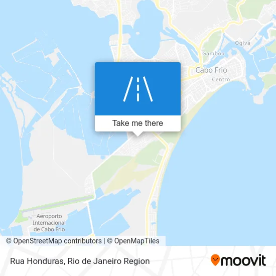 Rua Honduras map