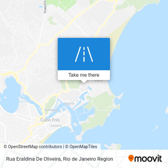 Rua Eraldina De Oliveira map