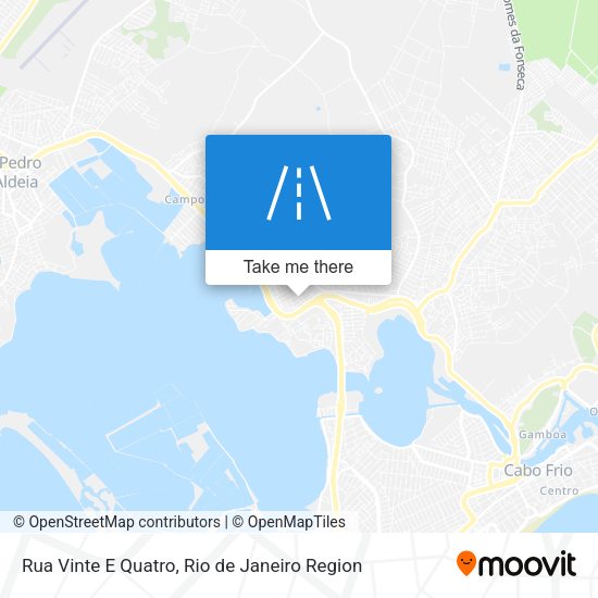 Rua Vinte E Quatro map