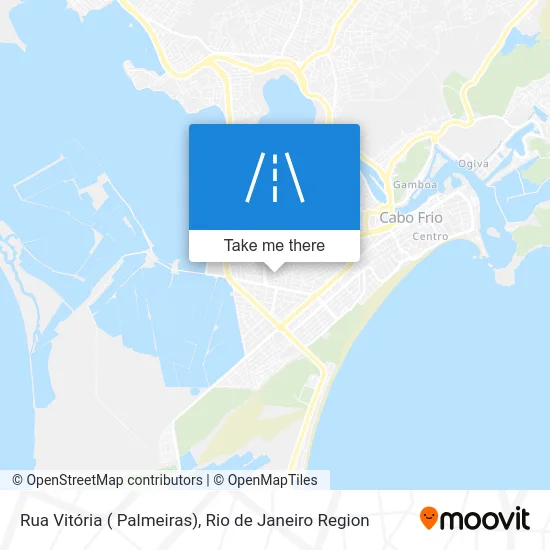 Rua Vitória ( Palmeiras) map