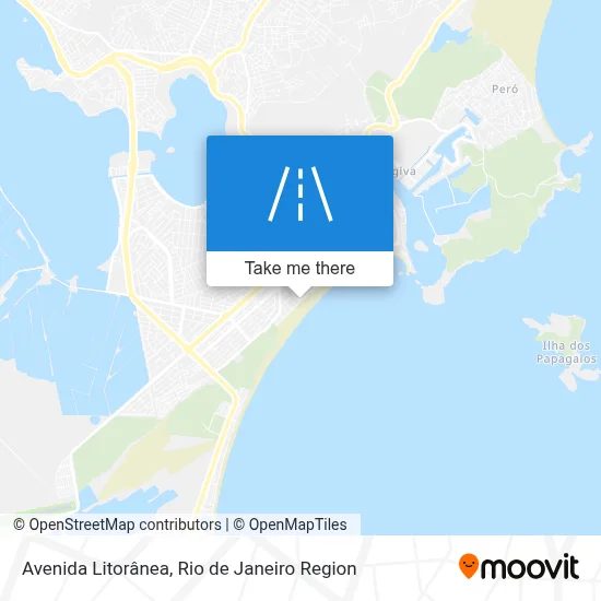 Avenida Litorânea map