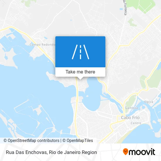 Rua Das Enchovas map