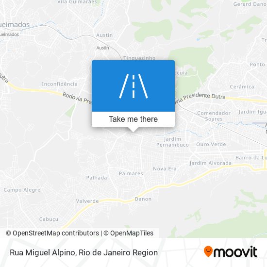 Rua Miguel Alpino map