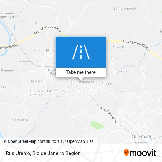 Rua Urânio map