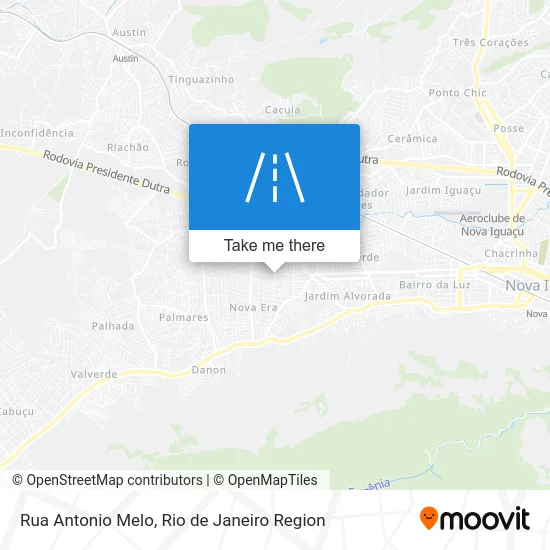 Rua Antonio Melo map