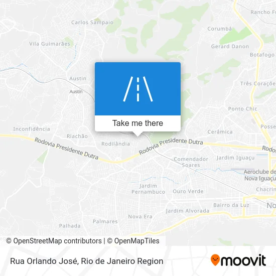 Rua Orlando José map