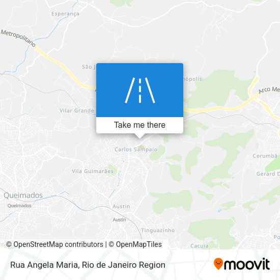 Rua Angela Maria map