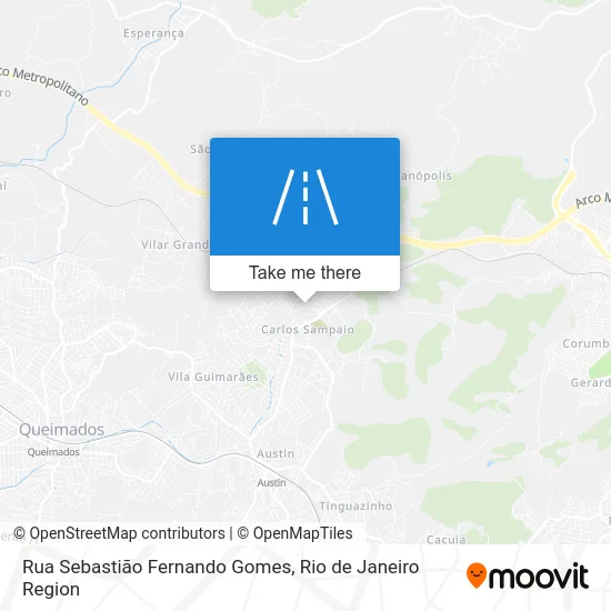 Rua Sebastião Fernando Gomes map