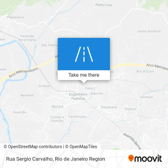 Rua Sergio Carvalho map