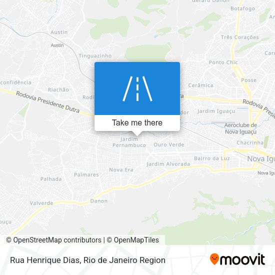 Rua Henrique Dias map