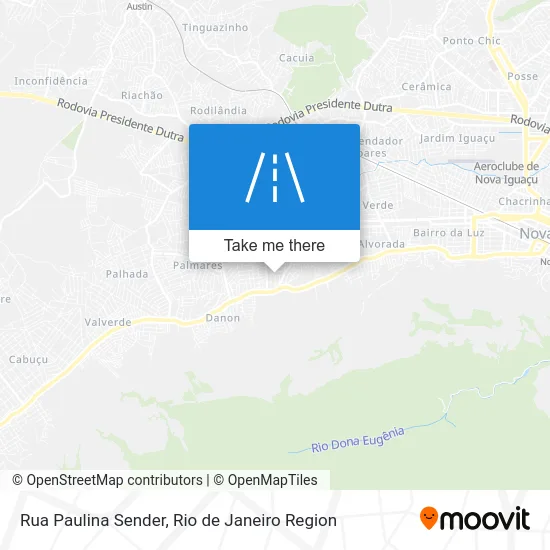 Rua Paulina Sender map