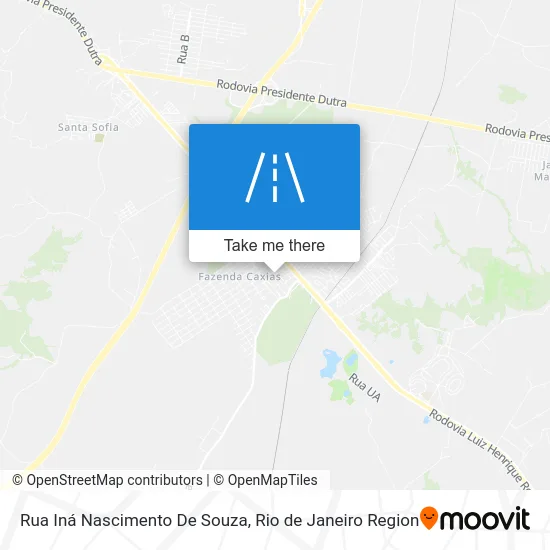 Rua Iná Nascimento De Souza map