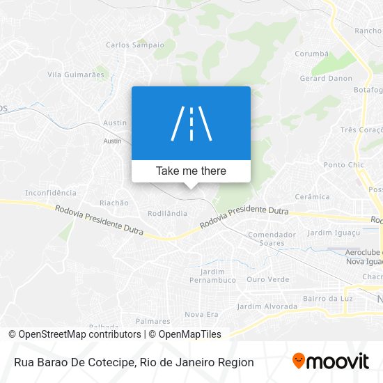 Rua Barao De Cotecipe map