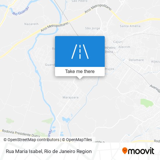 Mapa Rua Maria Isabel