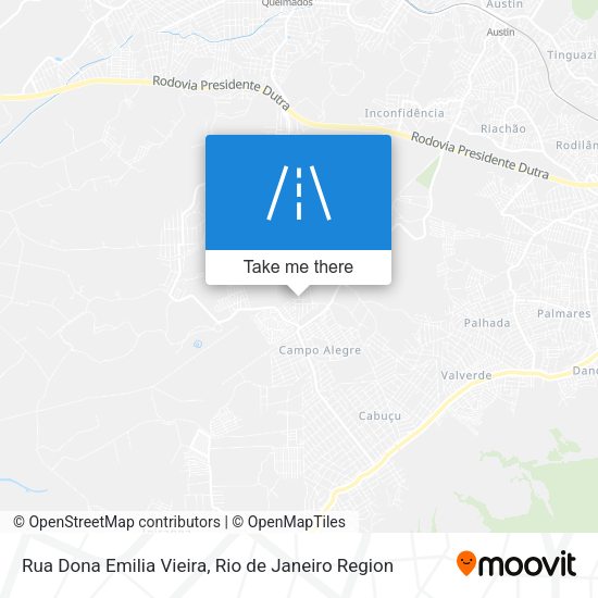 Rua Dona Emilia Vieira map