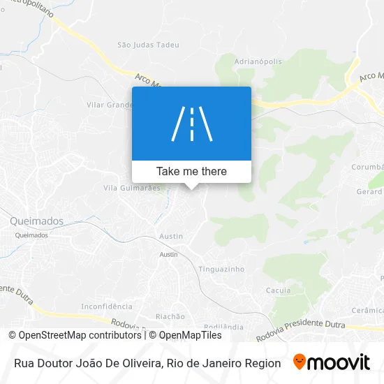 Rua Doutor João De Oliveira map