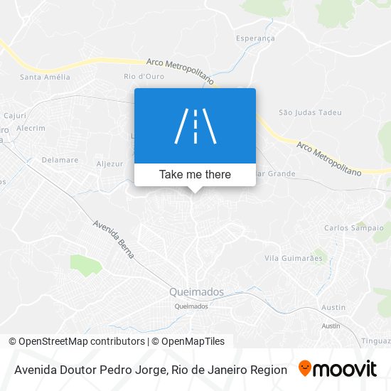 Mapa Avenida Doutor Pedro Jorge