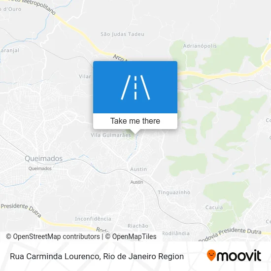 Rua Carminda Lourenco map