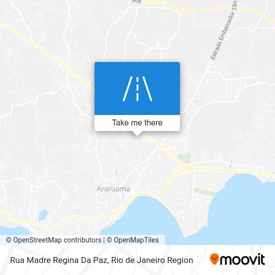 Rua Madre Regina Da Paz map