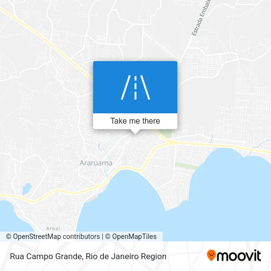 Mapa Rua Campo Grande