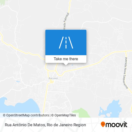 Rua Antônio De Matos map