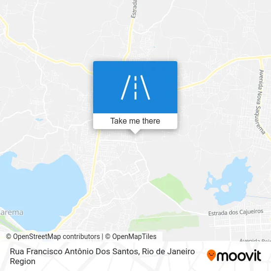 Rua Francisco Antônio Dos Santos map