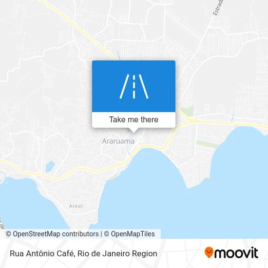 Rua Antônio Café map
