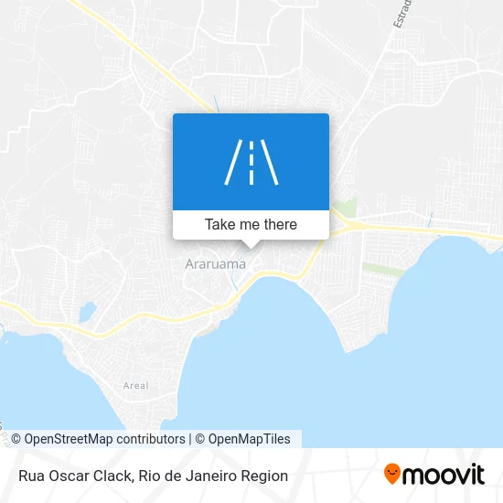 Rua Oscar Clack map