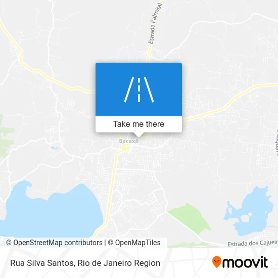 Rua Silva Santos map