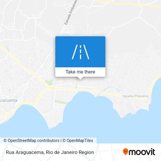 Rua Araguacema map