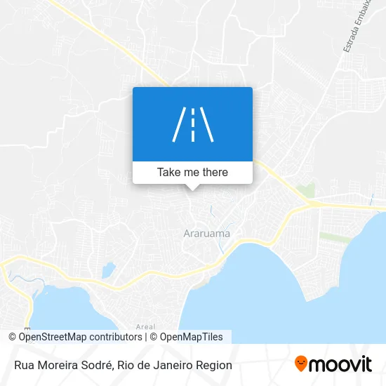 Rua Moreira Sodré map