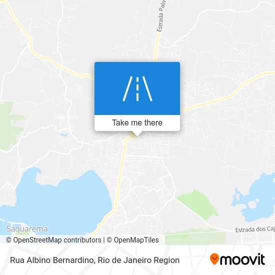 Rua Albino Bernardino map