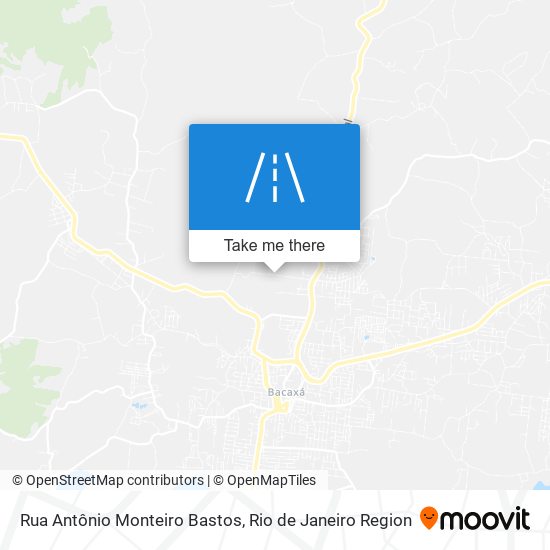 Rua Antônio Monteiro Bastos map