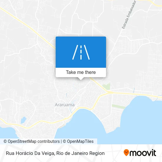 Rua Horácio Da Veiga map
