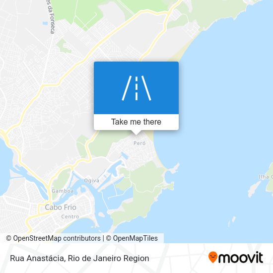 Rua Anastácia map