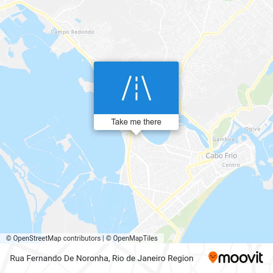 Rua Fernando De Noronha map