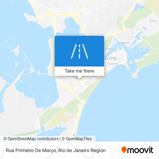 Rua Primeiro De Março map