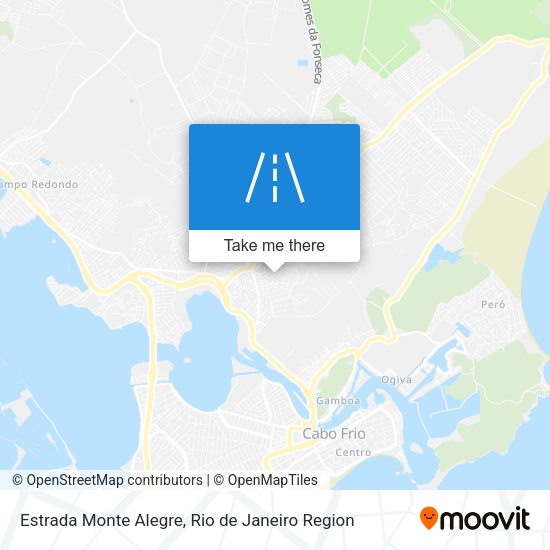 Estrada Monte Alegre map