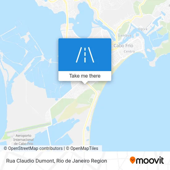 Rua Claudio Dumont map