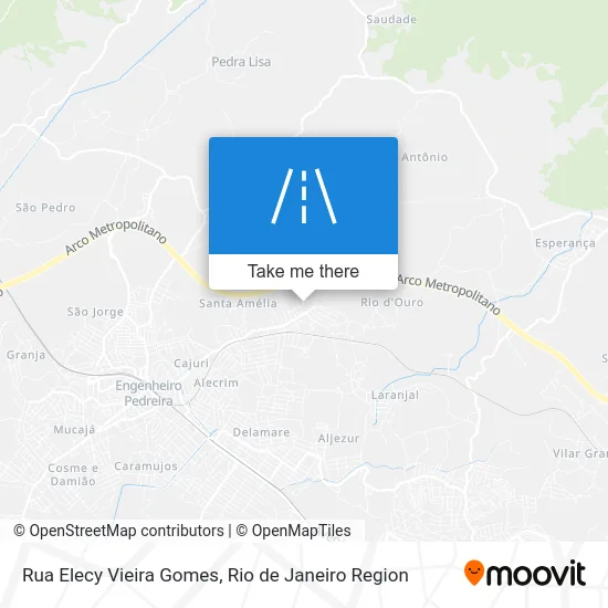Rua Elecy Vieira Gomes map
