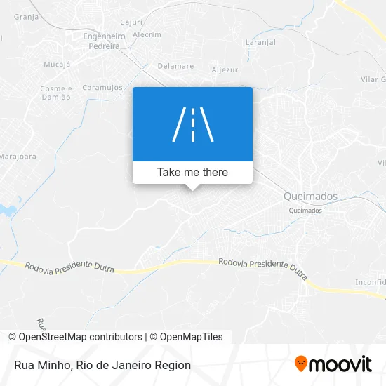 Rua Minho map