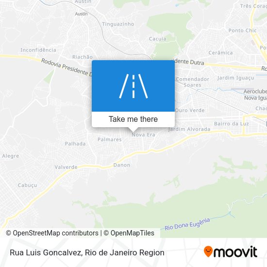 Rua Luis Goncalvez map