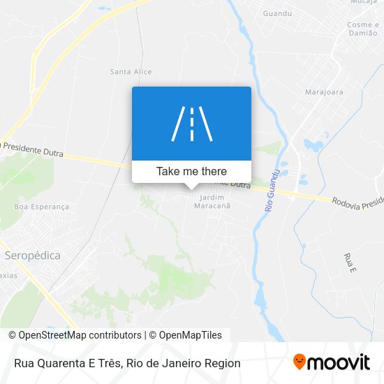 Rua Quarenta E Três map
