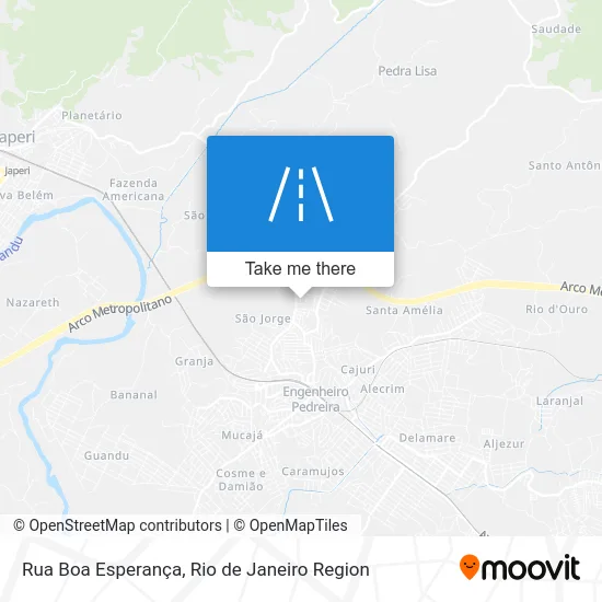 Rua Boa Esperança map