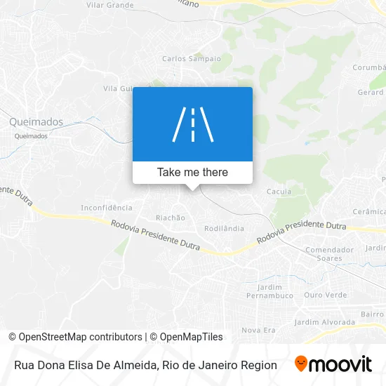 Rua Dona Elisa De Almeida map