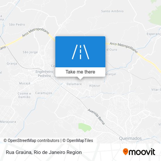 Rua Graúna map