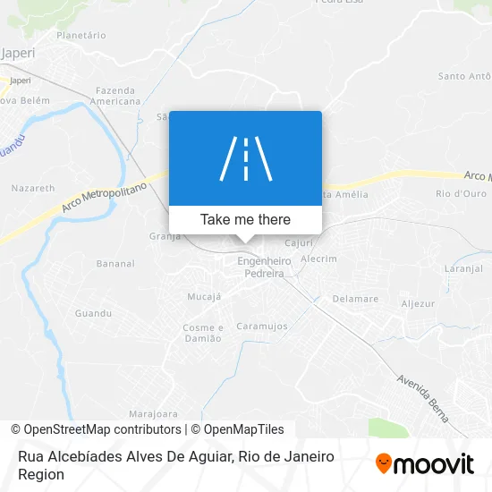Rua Alcebíades Alves De Aguiar map