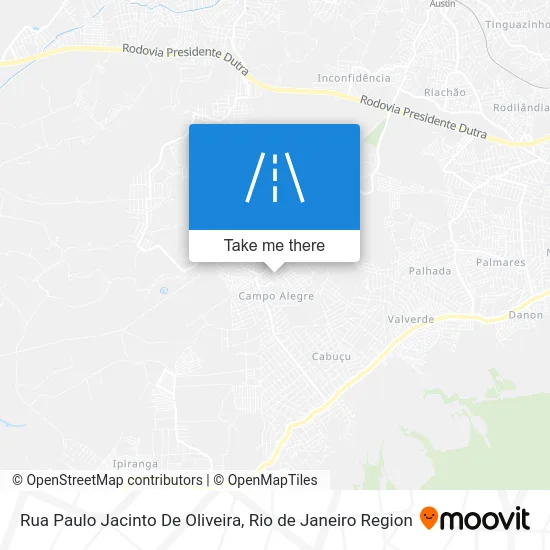 Rua Paulo Jacinto De Oliveira map