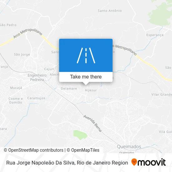 Rua Jorge Napoleão Da Silva map