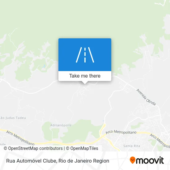 Rua Automóvel Clube map
